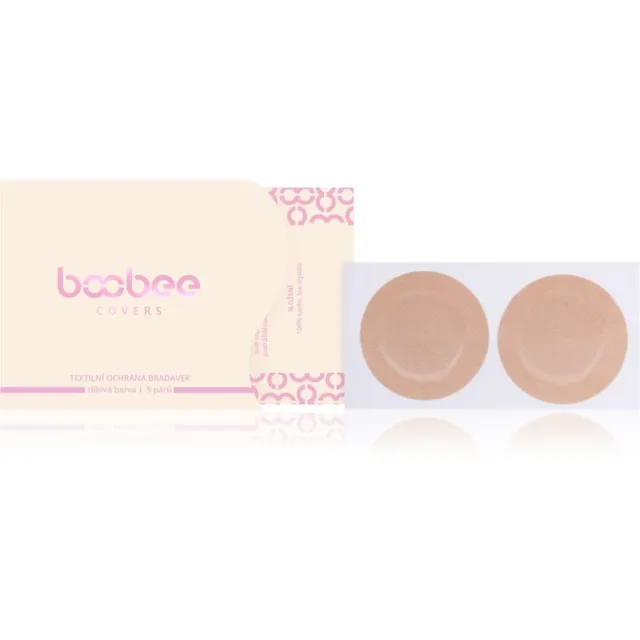Boobee Covers tekstiilist kaitse rinnanibudele varjund Skin color 2x5 tk