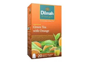 Roheline tee DILMAH apelsin 20x1.5g