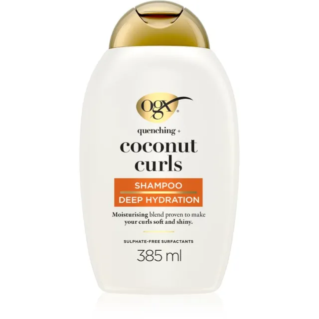 OGX Coconut Curls Šampoon lainelistele ja lokkis juustele 385 ml