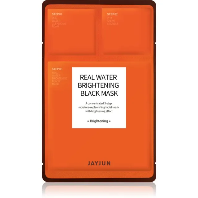 Jayjun Real Water Brightening Niisutav näo lehtmask sära andva efektiga 1 tk