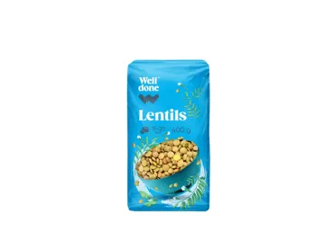 Rohelised läätsed WELL DONE 400g