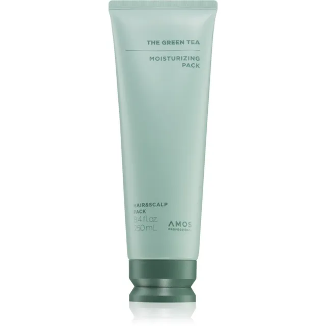 AMOS PROFESSIONAL The Green Tea Moisturizing Pack Niisutav palsam juuste väljalangemise vastu 250 ml