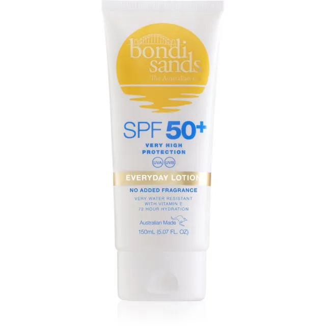 Bondi Sands SPF 50+ Everyday Body Lotion Päikesekaitselosjoon kehale veekindel SPF 50+ 150 ml