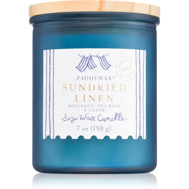 Paddywax Coastal Sundried Linen lõhnaküünal 198 g