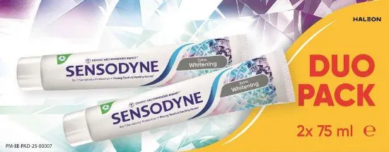 Sensodyne hambapasta Whitening 75 ml x 2 DUOPACK