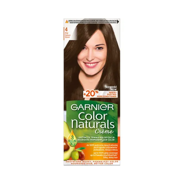 Püsivärv Color Naturals Olive 4 pruun, GARNIER, 1 tk