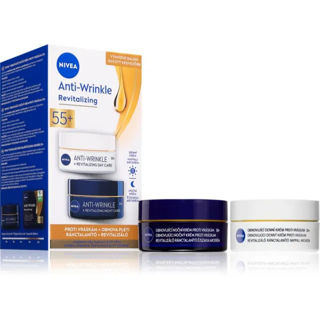 NIVEA Anti-Wrinkle Revitalizing Säästupakk kortsudevastase toimega 55+