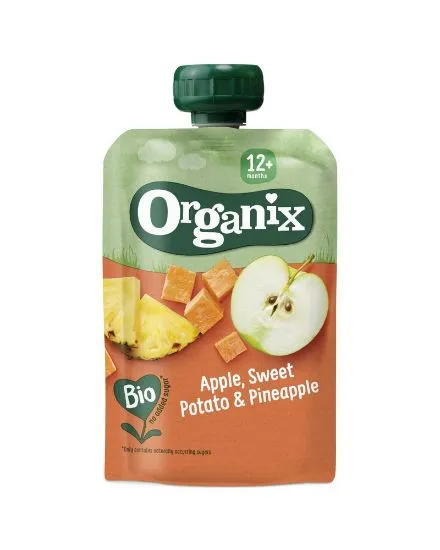 Organix õuna-bataadi-ananassipüree 12k 100g