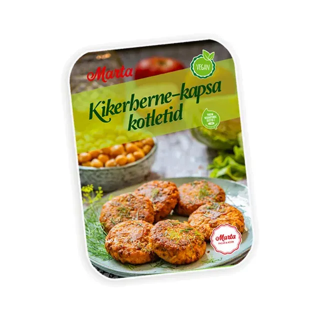Kikerherne-kapsa kotletid, MARTA KULINAARIA, 240 g