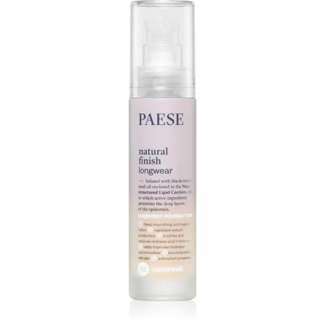 Paese Nanorevit Kauapüsiv jumestuskreem toitva toimega varjund 03 Sand 30 ml