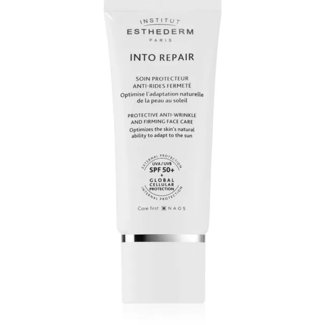 Institut Esthederm Into Repair Protective And Anti-Wrinkle Creme SPF 50+ Kaitsev näokreem päikesetundlikule nahale SPF 50+ 50 ml