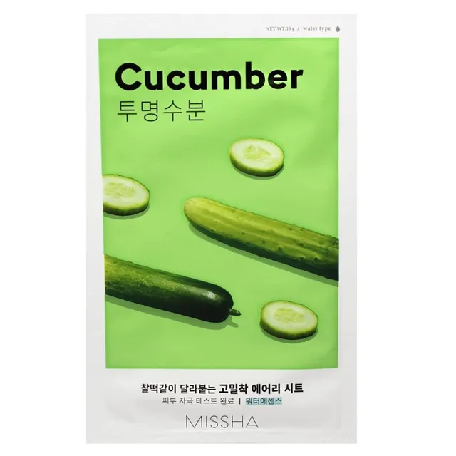MISSHA Airy Fit Cucumber Sheet Mask 19g