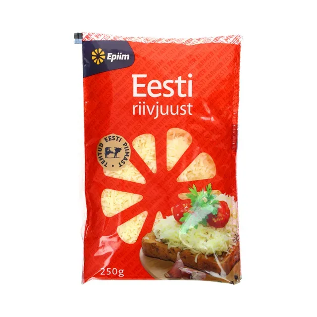 Eesti juust riivitud laktoosivaba, EPIIM, 250 g