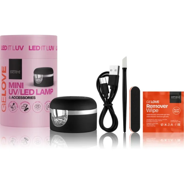 Gabriella Salvete GeLove Mini UV/LED Lamp & Accessories Täiusliku maniküüri komplekt