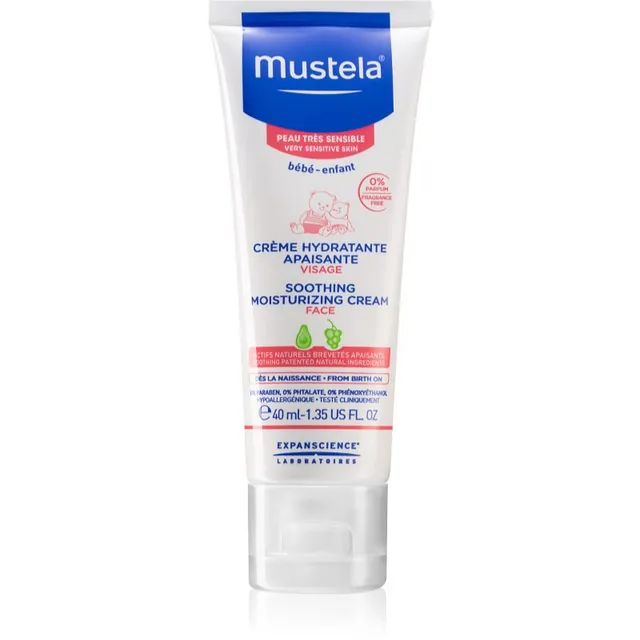 Mustela Bébé Rahustav ja niisutav kreem lastele sünnist alates 40 ml