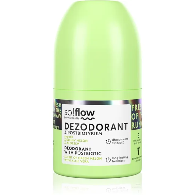 so!flow Deodorant With Postbiotic Rulldeodorant 50 ml