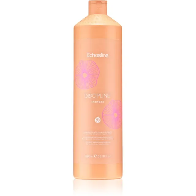 Echosline Discipline Shampoo Silendav šampoon ohjeldamatutele ja käharatele juustele 1000 ml