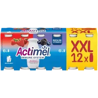Actimel Jogurtijook 12x100g, maasika-mustika