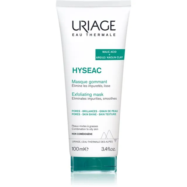 Uriage Hyseac Exfoliating Mask Kooriv mask rasusele ja kombineeritud nahale 100 ml