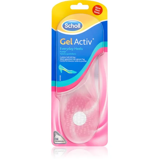 Scholl GelActiv Everyday Heels Geelipadjad jalgadele ja jalatsitele 1 paar
