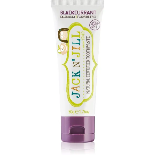 Jack N’ Jill Natural Looduslik hambapasta lastele maitse Blackcurrant 50 g