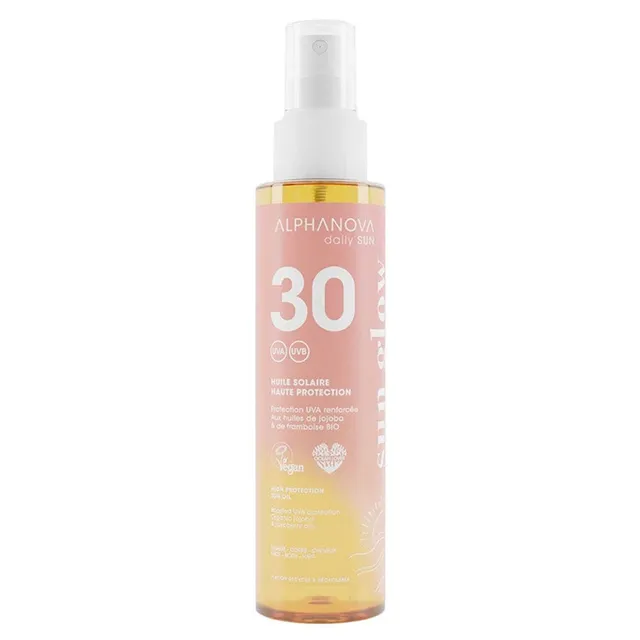 ALPHANOVA Daily Sun Glow Bi-Phase Sun Oil SPF30 125ml