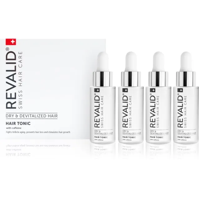 Revalid Hair Tonic energiat andev toonik kofeiiniga karva-/juuksekasv 4x30 ml