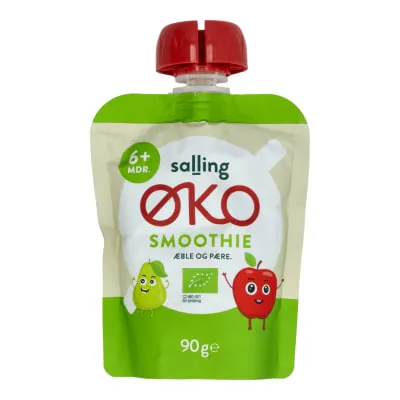 Smuuti õuna pirniga Salling Eko öko 6k+ 90g