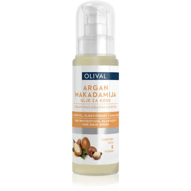 Olival Argan and Macadamia Argaaniaõli juuste tugevdamiseks ja sära andmiseks 60 ml