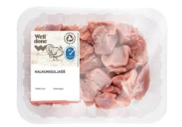 Jahutatud kalkuni guljašš WELL DONE,400g