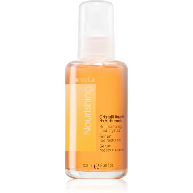 Fanola Nourishing Restructuring Liquid Crystals Õliseerum kuivadeleja kahjustatud juustele 100 ml