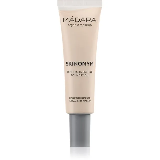 MÁDARA Skinonym Semi-Matte Peptide Kauapüsiv jumestuskreem peptiididega varjund #15 Stone 30 ml