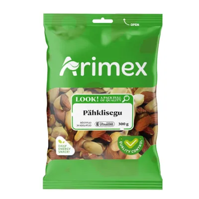 Extra kvaliteediga pähklite segu 300g