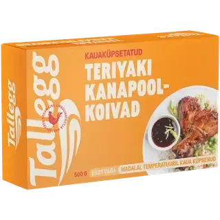 Tallegg Kauaküpsenud teriyaki kanapoolkoivad 500 g