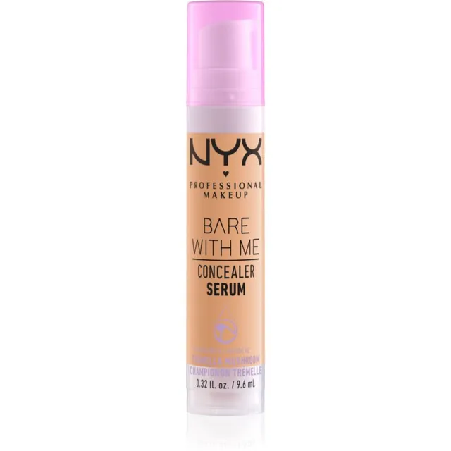 NYX Professional Makeup Bare With Me Concealer Serum Niisutav peitekreem kaks-ühes varjund 5.5 Medium Golden 9,6 ml