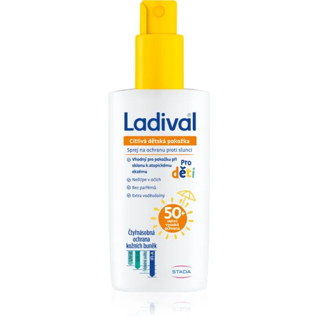 Ladival Kids Kaitsev pihusti päikesekaitseks SPF 50+ 150 ml