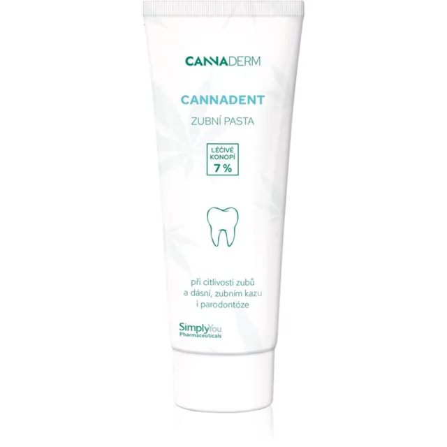 Cannaderm Cannadent Alkaline toothpaste Taimne hambapasta kanepiõliga 75 g