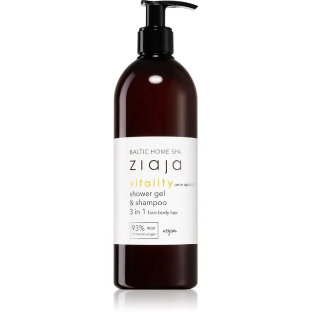 Ziaja Baltic Home Spa Vitality Dušigeel näole, kehale ja juustele 500 ml