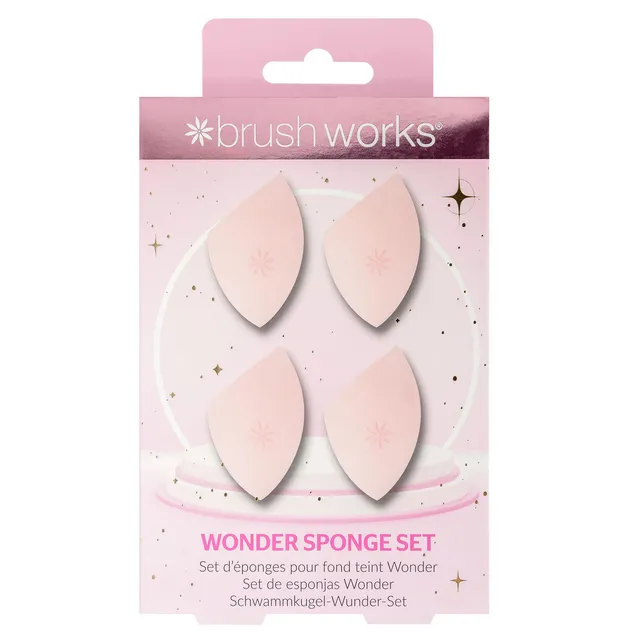BRUSHWORKS Wonder Sponge Set 4pcs