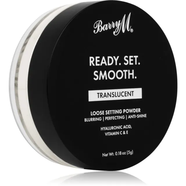 Barry M Ready Set Smooth Kirgastav tolmpuuder varjund Translucent 5 g