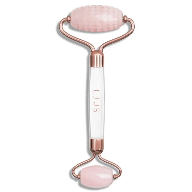 LJUS Rose Quartz Spiky Roller
