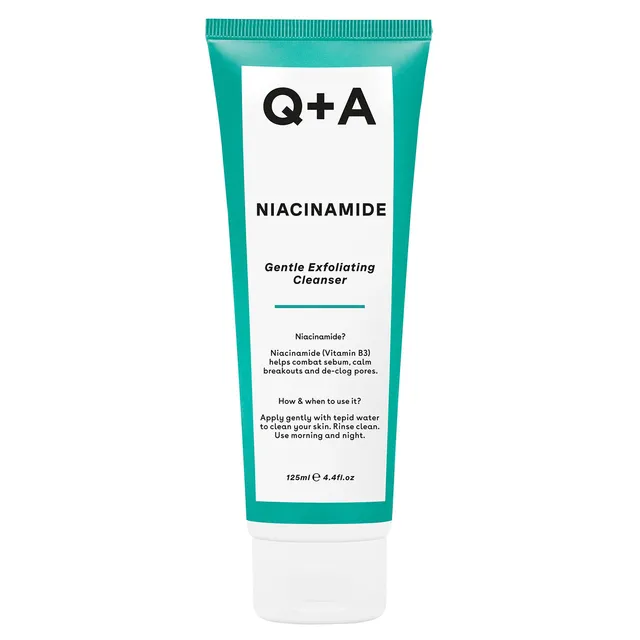 Q+A Niacinamide Gentle Exfoliating Cleanser 125ml