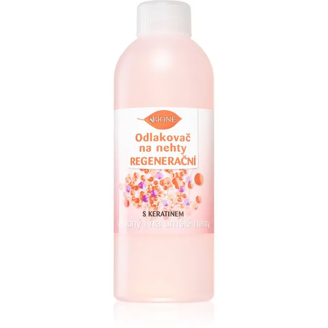 Bione Cosmetics Nail Polish Remover Küünelakieemaldaja keratiiniga 200 ml