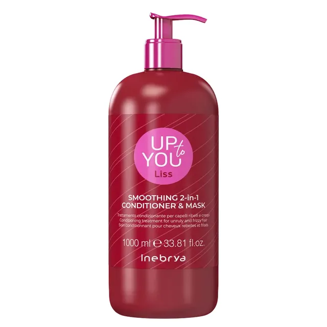 INEBRYA Up To You Liss Smoothing 2-in-1 Mask & Conditioner 1000ml