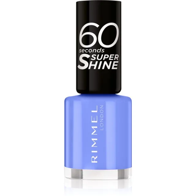 Rimmel 60 Seconds Super Shine Küünelakk varjund 856 Blue Breeze 8 ml