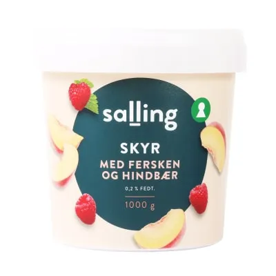 Skyr virsikute-vaarikatega Salling 0,2% 1kg