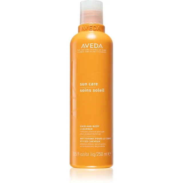 Aveda Sun Care Hair and Body Cleanser Šampoon ja dušigeel kaks-ühes kloori, päikese ja soola poolt kahjustatud juustele 250 ml
