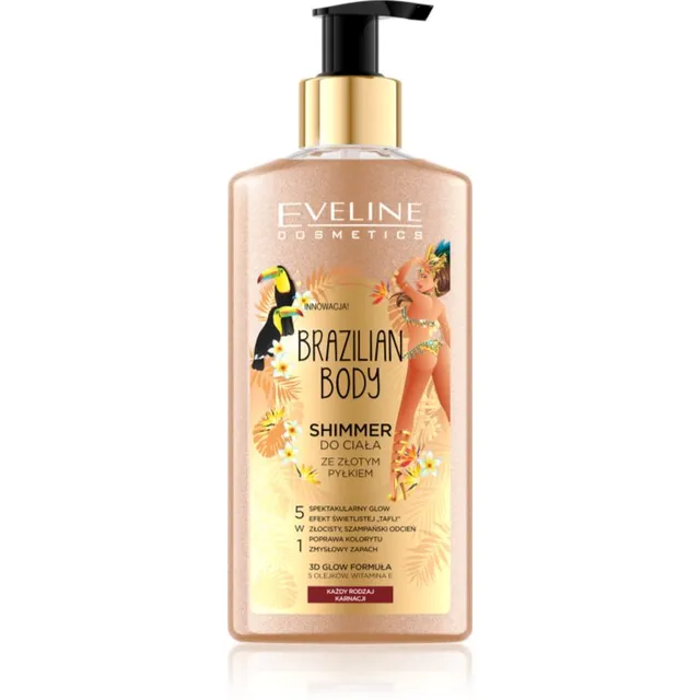 Eveline Cosmetics Brazilian Body Kehaemulsioon sädelusega 150 ml