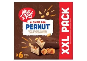 Jäätis pähkli-soolakaram. MIO&RIO 6x46g