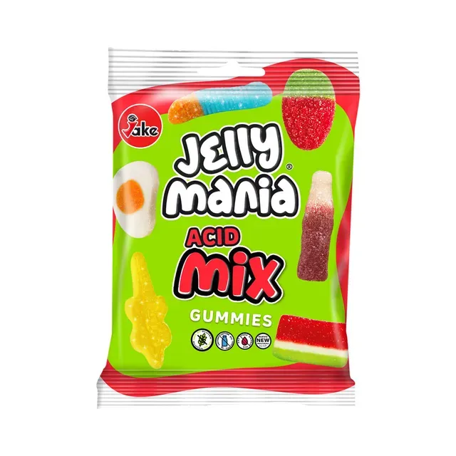 Hapud kummikommide mix, JAKE, 100 g
